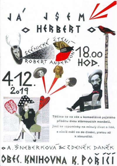 Knihovna zve na scénické čtení Já jsem Herbert